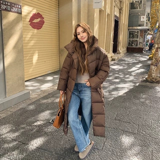 新款冬季立领中长款棉服女2026年时尚宽松加厚高级感保暖棉衣外套