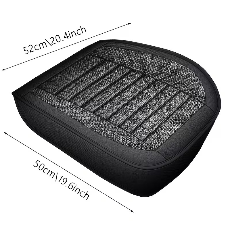 New Linen Backless Breathable Full-Coverage Single-Piece Seat Cover Suitable for All Seasons Car Interior Seat Protector