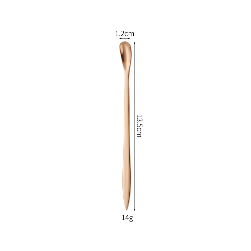 13cm 로즈 골드 뾰족한 꼬리