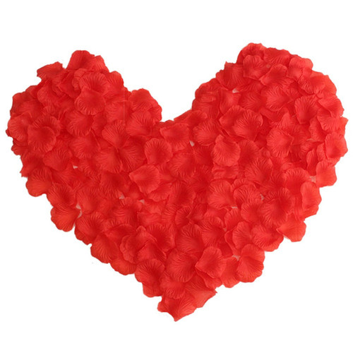 Wholesale simulated rose petals wedding supplies wedding room wedding bed non-woven fabric hand sprinkled fake petals photo props