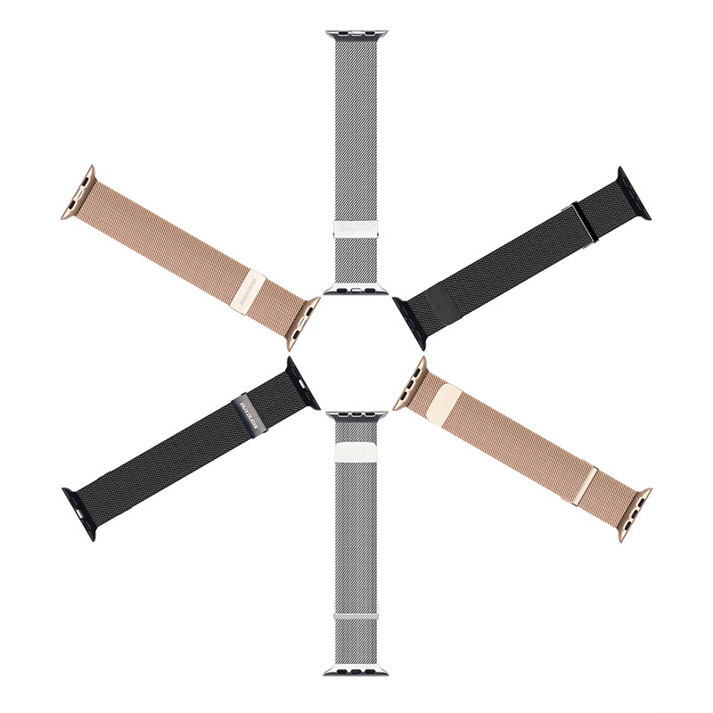 Para Apple Watch Milan Correa al por mayor iWatch magnético Apple correa de acero inoxidable cadena de reloj de metal