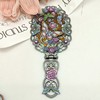 Scenic souvenir zinc alloy peony butterfly handle mirror retro butterfly love flower table mirror vanity mirror wedding gift