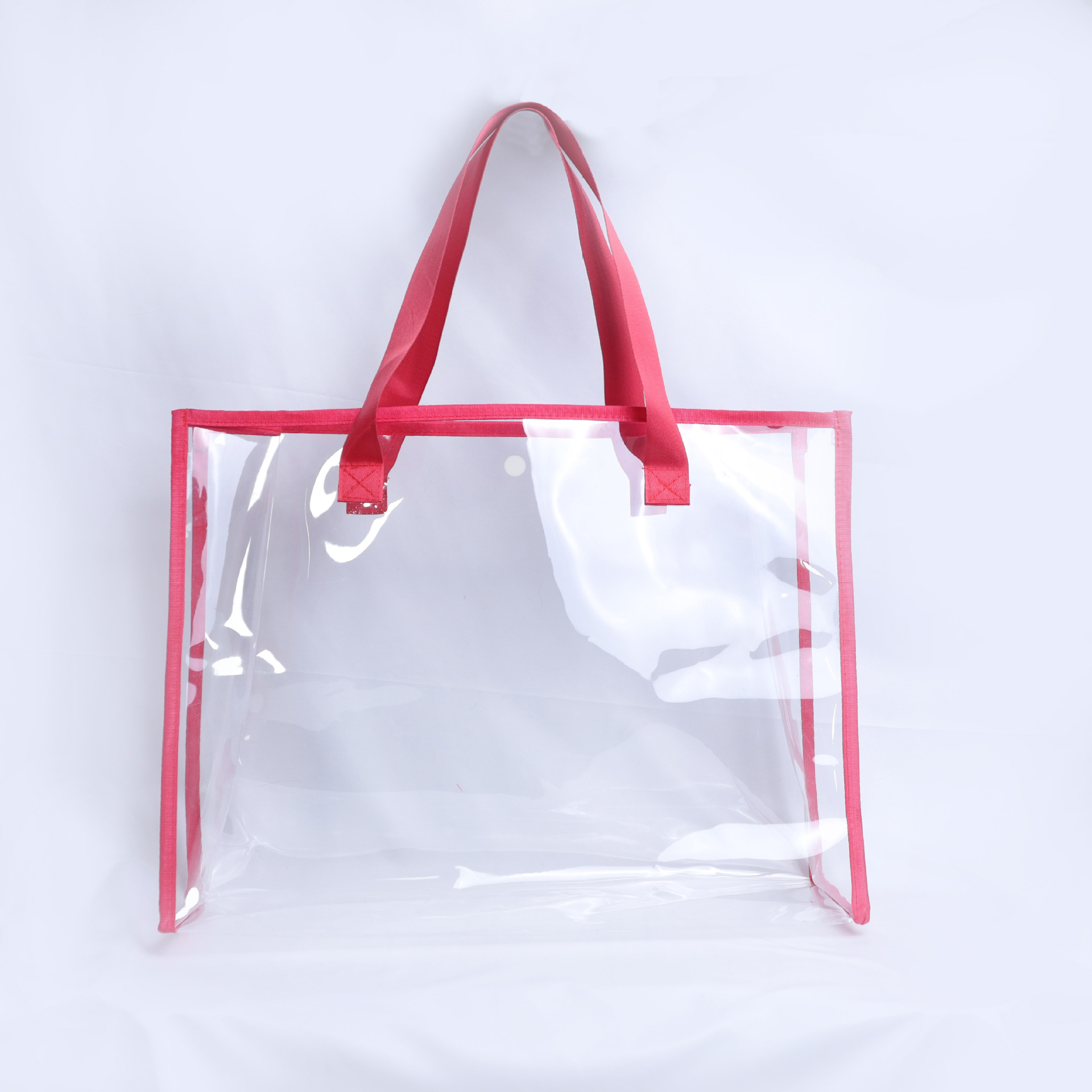 Bolsa de mano de gran capacidad transparente impermeable PVC bolsa de baño bolsa de playa bolsa de viaje portátil bolsa de compras bolsa de almacenamiento