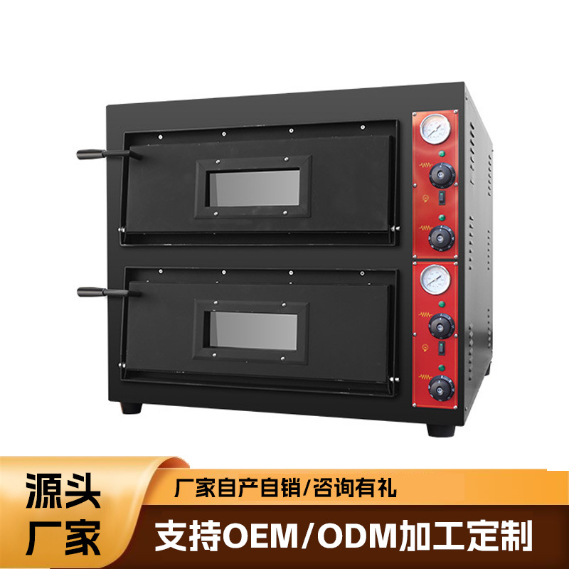跨境披萨烤炉一层一盘蛋糕面包烘培烤箱定制电热比萨炉商用窑鸡炉