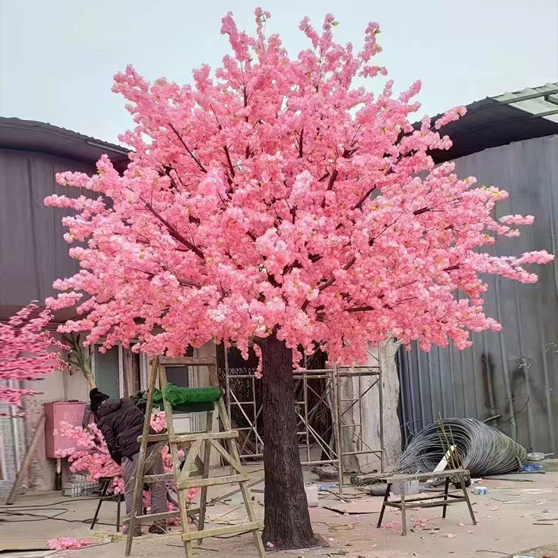仿真樱花室内装饰假树许愿树商场酒店装饰婚庆装饰仿真樱花树