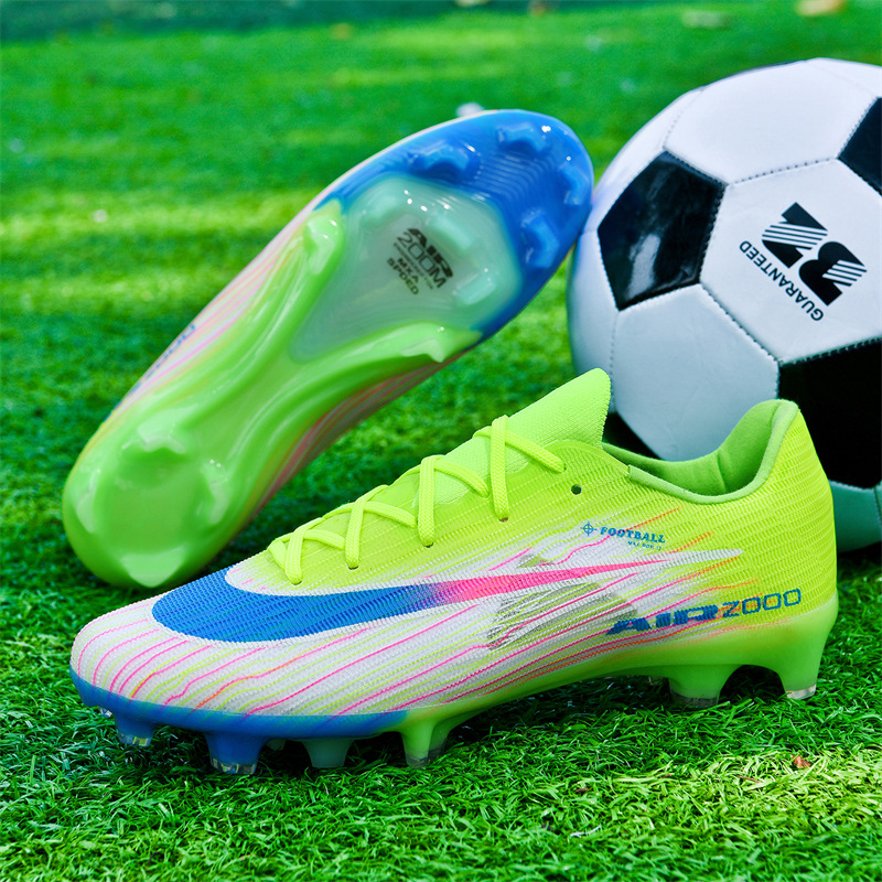 Tenis de Fútbol de Caña Alta para Jóvenes AG y Tacos TF Suela TPU y KPU Ligero para Césped Artificial image 10
