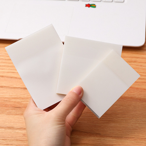 Simple transparent sticky notes, students can use tear-off sticky notes to study office notes and stick sticky notes