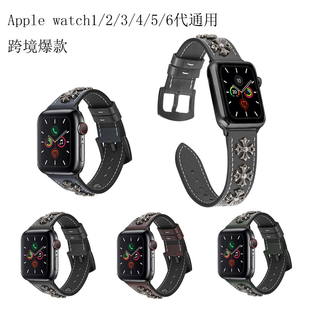 Часы Apple седьмого поколения Croxin кожаный ремешок подходит