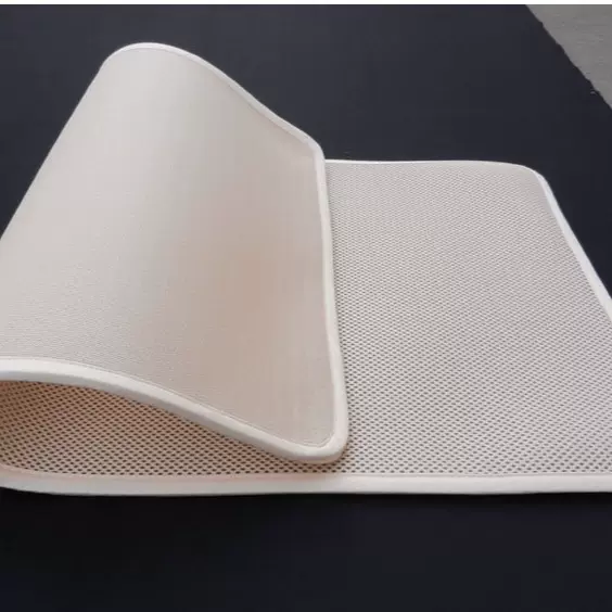 苏州夏季凉席蓝白条波兰纹1.5M1.8M3D网布透气舒适可水洗冰丝凉席