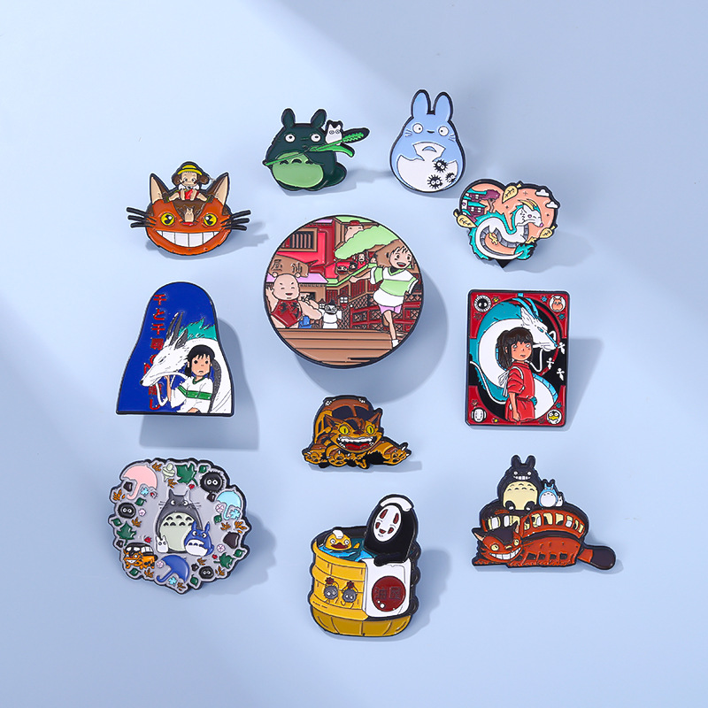 6g Weight Brooches Classification Cute Pin Cartoon Character Alloy Enamel Unisex Brooches