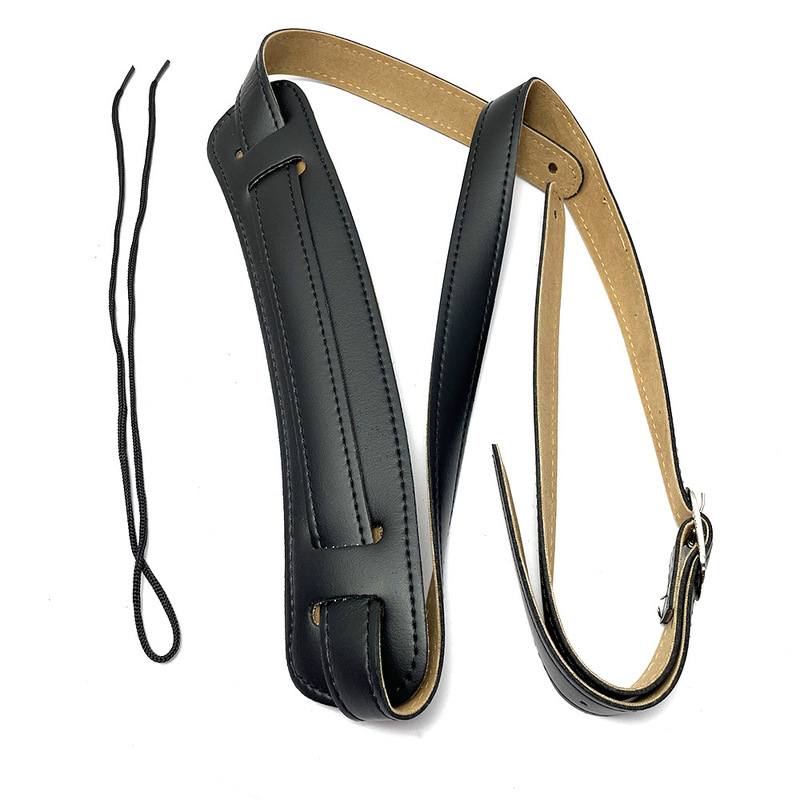 P&Pmusic Genuine Leather Shoulder Pad Guitar Strap High-End Electric Guitar Strap Bass Shoulder Pad Strap Guitar Universal