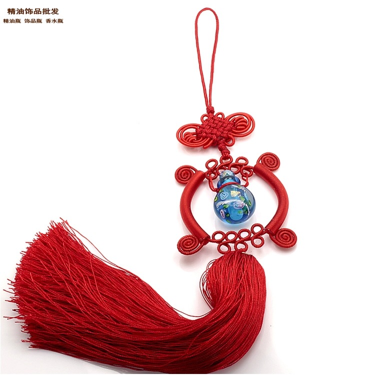 精油饰品网天蓝色中国龙琉璃精油瓶车挂5.jpg