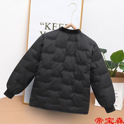 2022 new pattern children Down Jackets Internal bile CUHK keep warm Western style coat men and women thickening Embroidery models