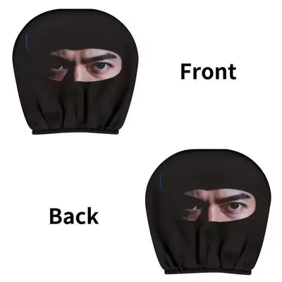Universal seat cover – behalf of customers, car seat cover - man-with-exposed-eyes-double-sided-printing-1-piece
