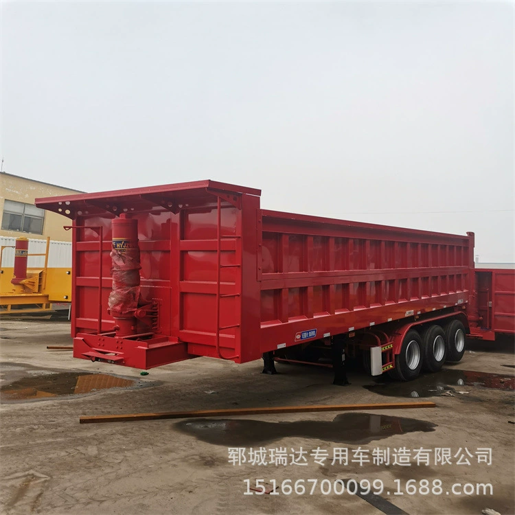 Цена на экспортную новую версию полуприцепа-самосвала с задней разгрузкой, внутренняя комплектация — подробная информация