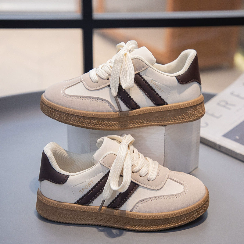 Детские кроссовки для мальчиков и девочек кроссовки 2024 весна и осень новые корейские маленькие белые туфли для детей