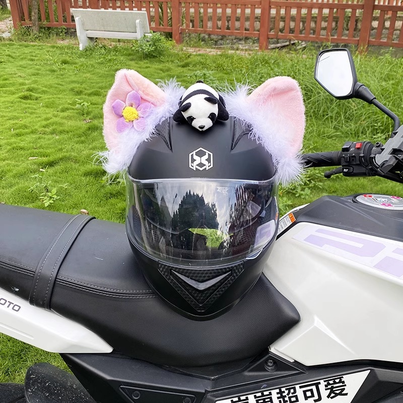 Cartoon Cute Helmet Decoration Plush LinaBell Helmet Accessories