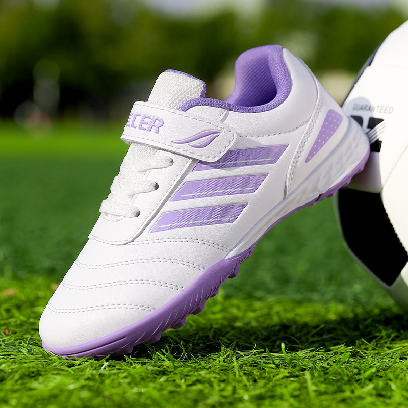 Zapatos de Fútbol Infantil con Cierre Adhesivo Transpirable y Ajustable para Entrenamiento image 3