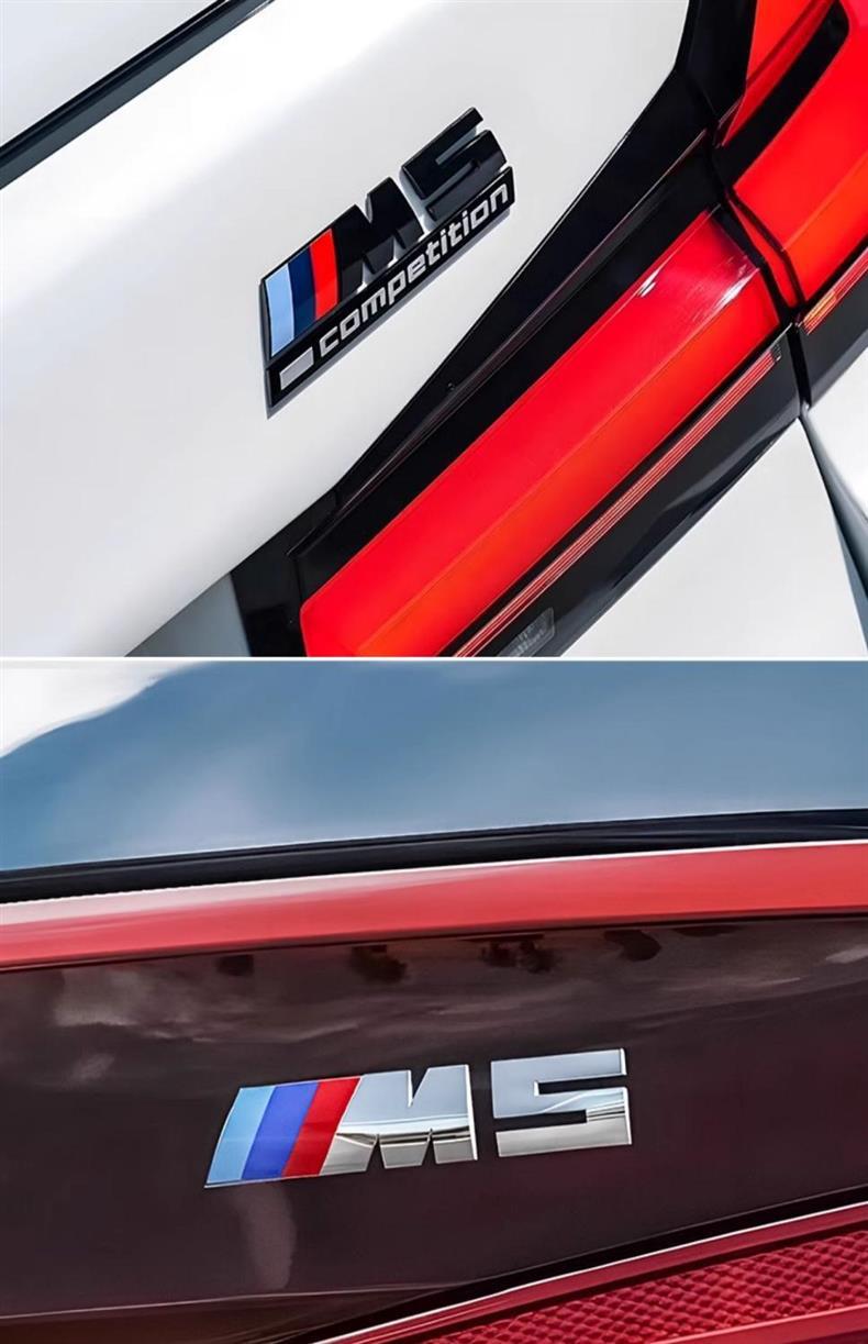 Suitable for BMW Thunder emblem side decals, M1, M2, M3, M4, M5, M6 tail decals, X1, X3, X5, X6, M tail decals, lettering, and car emblems