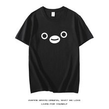 日本西瓜卡Suica企鹅T恤魔性沙雕草莓搞笑表情包短袖男女情侣衣服