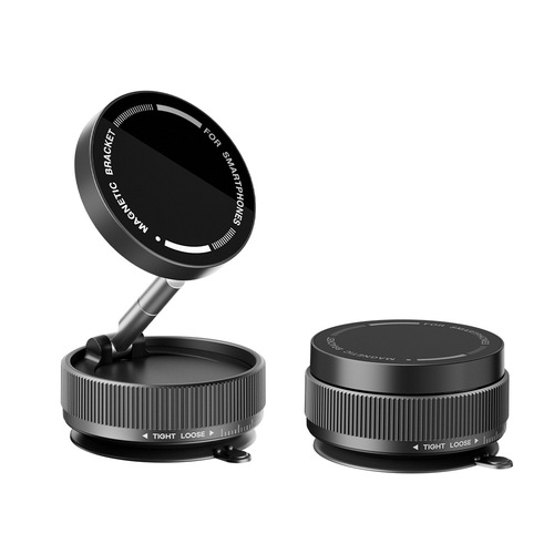 Car-mounted magnetic suction mobile phone holder 2025 vacuum adsorption car navigation dedicated suction cup bracket cross-border car-mounted bracket