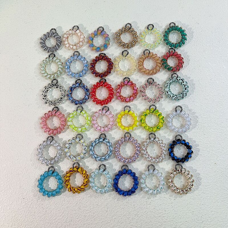 Tiktok Trending S-Size Hair Tie Pendant Tpu Eco-Friendly High-Elastic Telephone Wire Hair Tie Keychain Cute Trendy Toy Accessory Tiktok Trending S-Size Hair Tie Pendant Tpu Eco-Friendly High-Elastic Telephone Wire Hair Tie Keychain Cute Trendy Toy Accessory