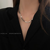 Small design universal necklace, chain for key bag , accessory, 2024 years, simple and elegant design, trend of season, Korean style