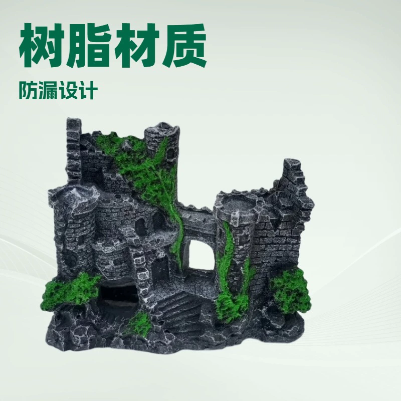 Аквариумные смолы Ремесла Аквариумные аквариум Пещерные рыбки и креветки Убежище