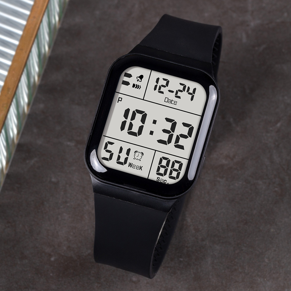 Nuevo personal para estudiantes de sexo masculino y femenino cronometrador LED reloj electrónico alarma deportiva multifuncional al aire libre reloj electrónico al por mayor