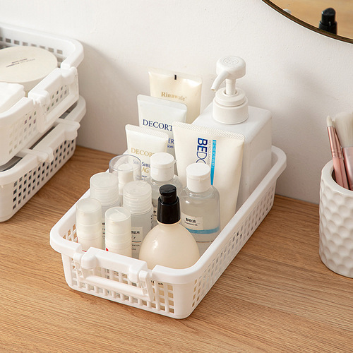 Kitchen storage basket, toys, sundries, files, desktop storage basket, plastic basket, dirty clothes, bath storage box, storage basket