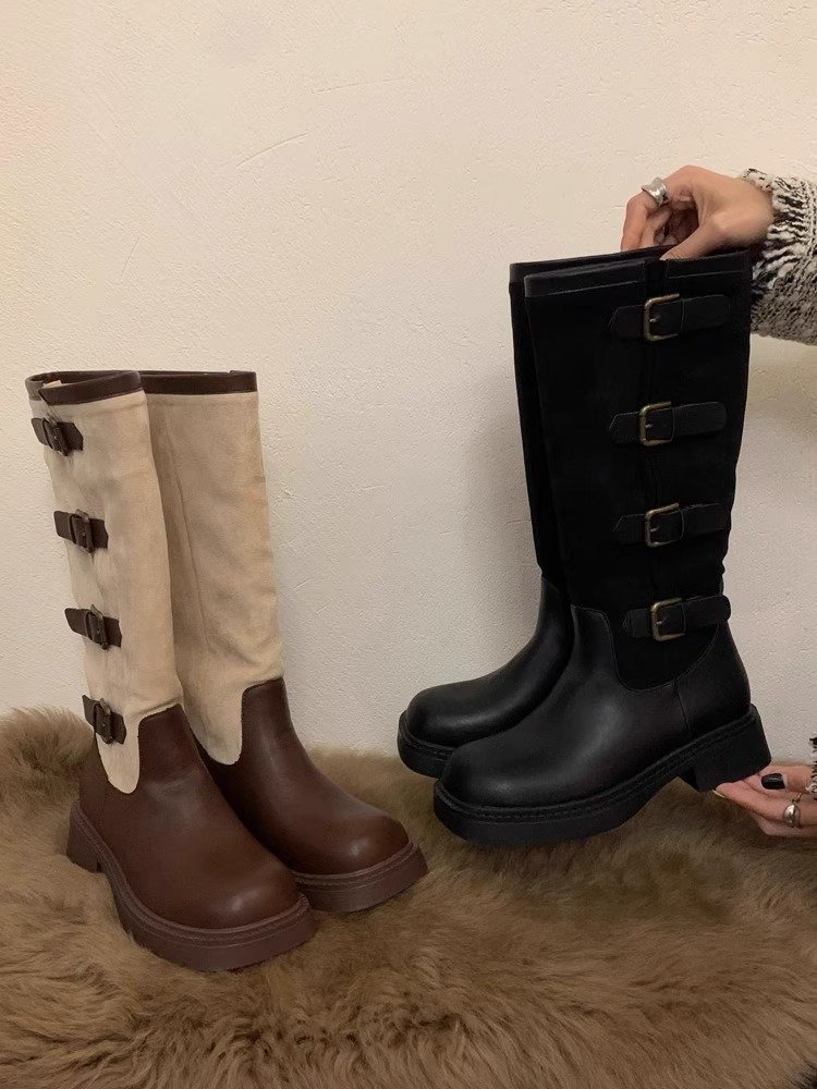 2023 Autunno/Inverno nuovi stivali da cowboy occidentali Stivali a tubo lungo sottili e sottili_voghion.com