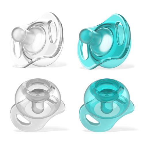 Newborn baby pacifier baby anti-red mouth anti-buck teeth super soft imitation breast milk lulling to sleep weaning comfort artifact