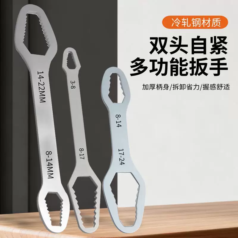 Universal wrench, glasses