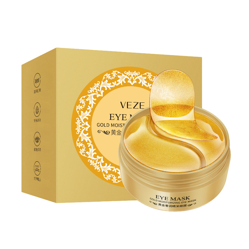 Mascarilla de Ojos Fanzhen Gold, Hidratante, Humectante, Cuidado de la Piel, Aclara las Ojeras y las Bolsas de los Ojos, Parche Multiusos para Ojos, Venta al por Mayor