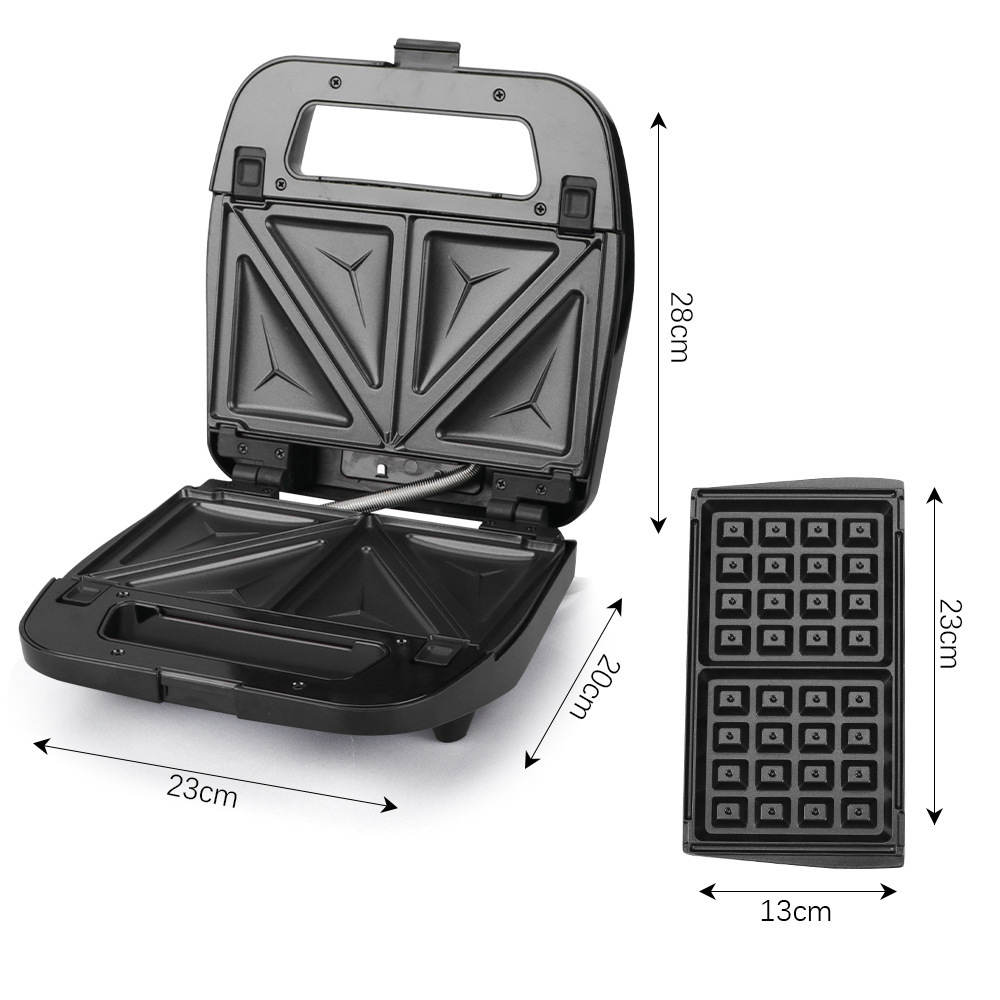 Máquina de desayuno de sándwich para el hogar RAF máquina de pan multifuncional pequeña para el hogar Waffle automático tortilla mágica