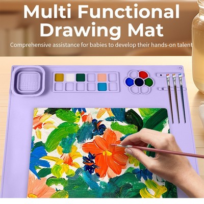 new pattern silica gel Oil Painting Fine Arts Graffiti Insulation pad painting diy painting Palette manual Drawing board