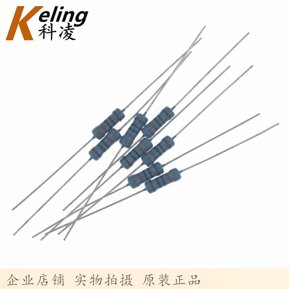 0.5W色环电阻 1/2W金属膜电阻器 820R 1% 直插精密电阻 1包500只
