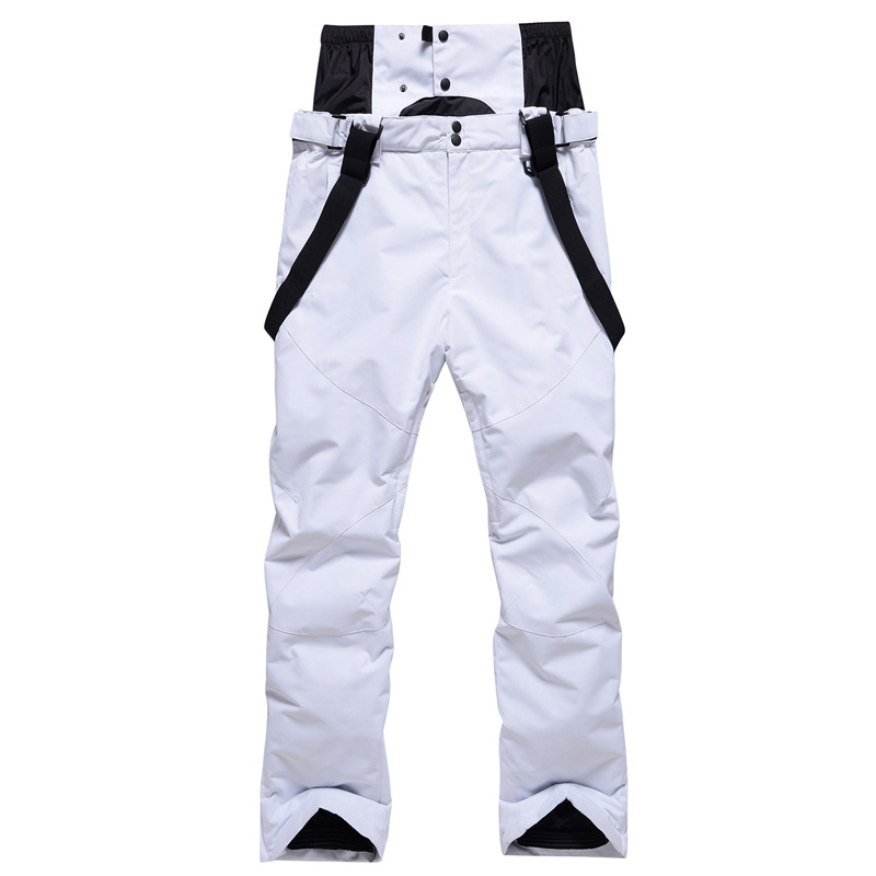 Pantalones de esquí para hombres y mujeres, talla grande, cálidos, de una sola tabla, de doble tabla, impermeables, a prueba de viento_voghion.com