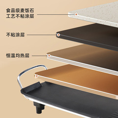 Household Multifunction Korean-style integrated non-stick electric grill barbecue machine portable kebab barbecue electric grill wholesale