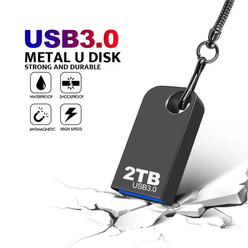 外贸跨境金属防水优盘u盘钥匙扣u盘8g 16g 32g 64g 512GB 1TB 2TB