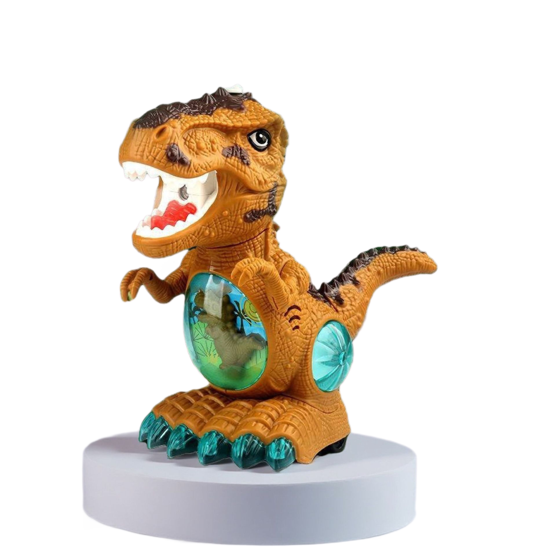 Juguetes de pulverización eléctrica transfronteriza Tiranosaurus niños luminosos música caminando simulación modelo de dinosaurio regalos para niños