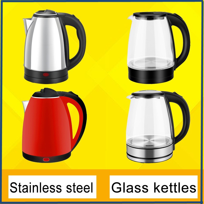electric kettles/glass不锈钢电热水壶,玻璃电水壶欧规外贸跨境