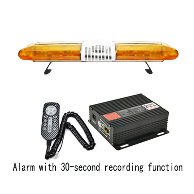 High-power long-row warning strobe light 1.05m Strobe signal light + horn + recording alarm 420R39 (Roof Light)