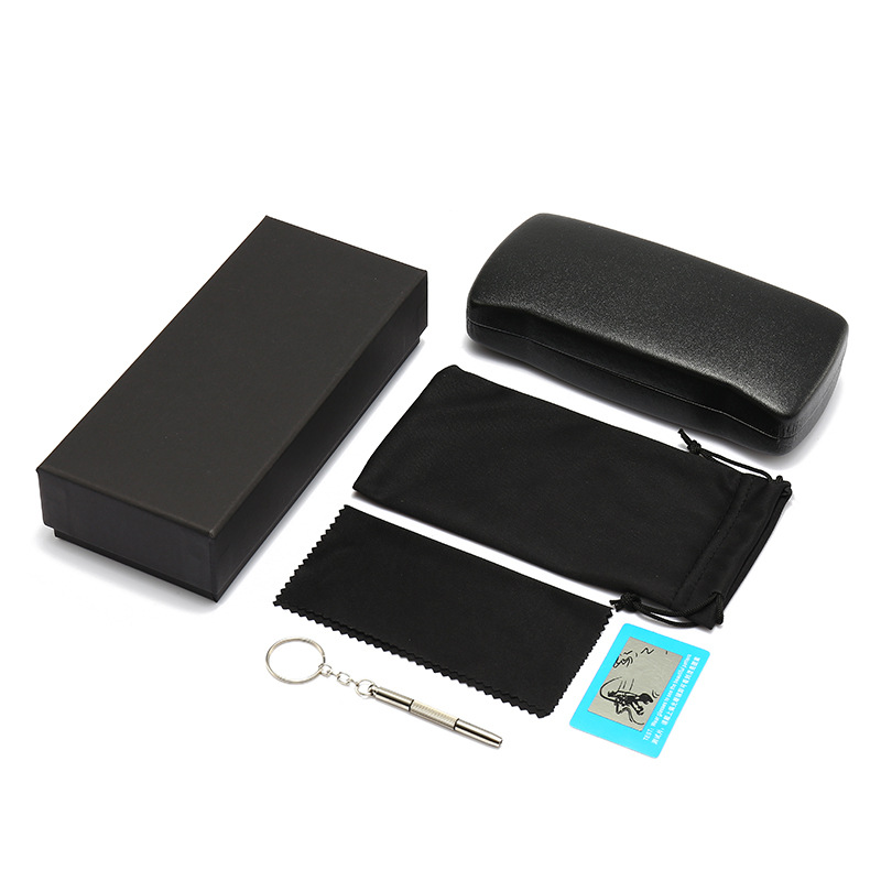 Outer packaging, glasses case, cloth bag, glasses cloth, polarized test card, multi-functional screwdriver factory wholesale
