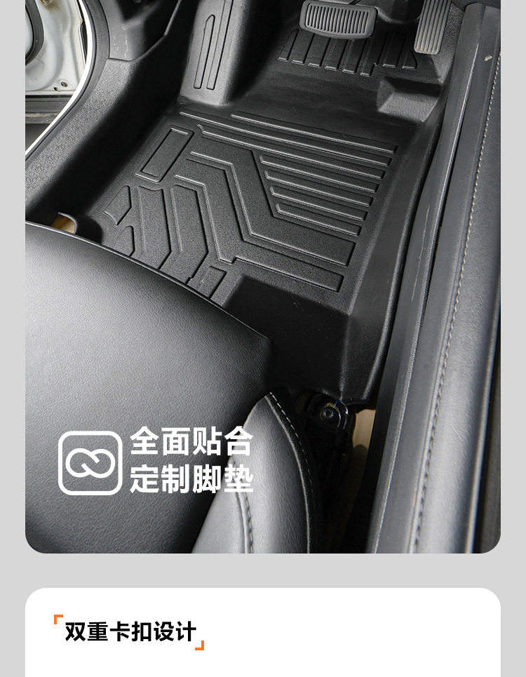 Suitable for Changan CS35 PLUS floor mats, 2012-2024 model car accessories, full-coverage driver's side floor mat