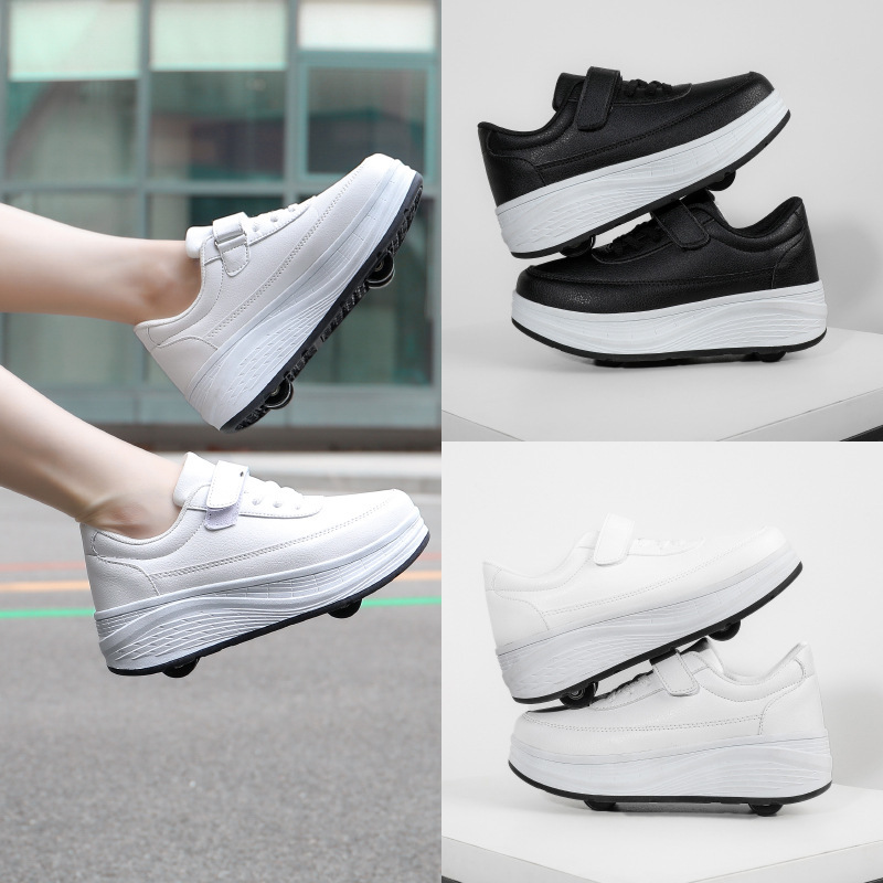 Autumn and Winter Four-Wheel Heelys Shoes, Children's Roller Skates, Adult and Youth Universal Support Drop Shipping