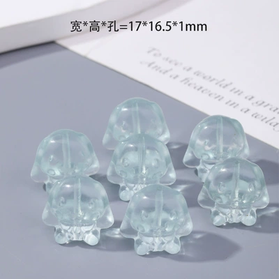 Zərgərlik ara hissələri, Piezoelectric Mint Green Crystal - no-10-jade-cinnamon-dog