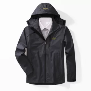 厂家直销户外单层冲锋衣男春秋滑雪透气耐磨登山服女外套情侣款