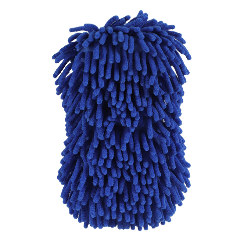 Esposa de espessado de goma de goma de coral de doble cara para limpiar guantes de lavado de automóviles sin dañar la pintura de automóviles pelusa densificada