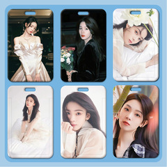 陳瑤卡套批發塑料滑蓋學生校牌飯卡胸牌小卡工作證卡套門禁公交卡